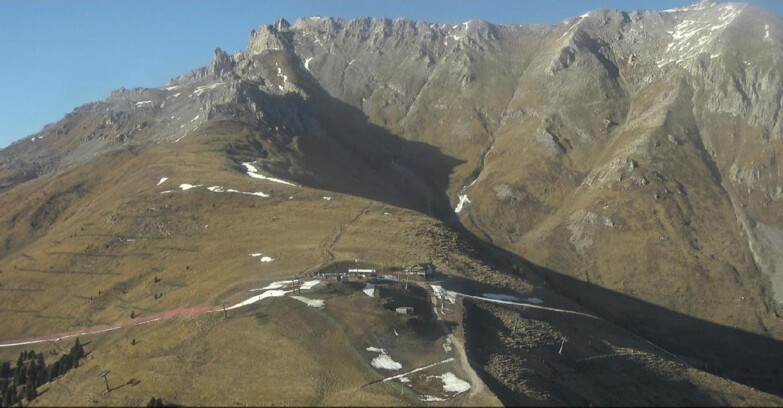 Webcam Pampeago  - Predazzo -  Obereggen - Mountain hut Passo Feudo
