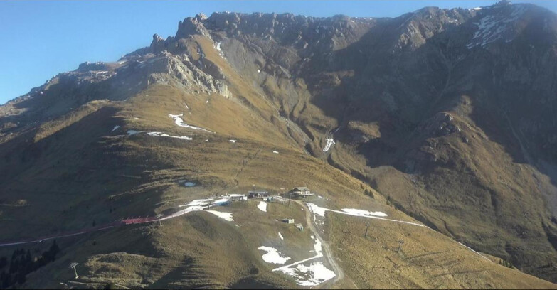 Webcam Pampeago  - Predazzo -  Obereggen - Mountain hut Passo Feudo