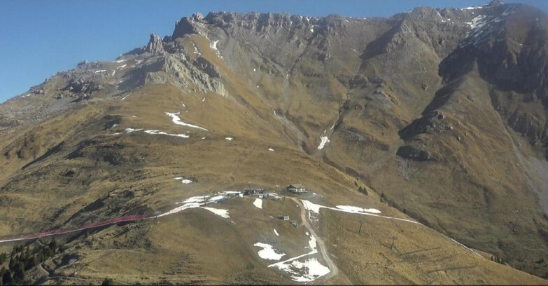 Webcam Pampeago  - Predazzo -  Obereggen - Mountain hut Passo Feudo
