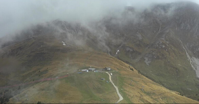 Webcam Pampeago  - Predazzo -  Obereggen - Mountain hut Passo Feudo