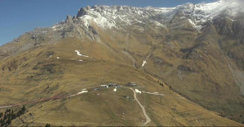 Webcam Pampeago  - Predazzo -  Obereggen - Mountain hut Passo Feudo