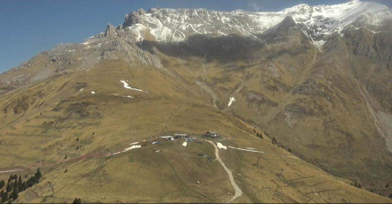 Webcam Pampeago  - Predazzo -  Obereggen - Mountain hut Passo Feudo
