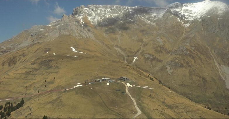 Webcam Pampeago  - Predazzo -  Obereggen - Mountain hut Passo Feudo