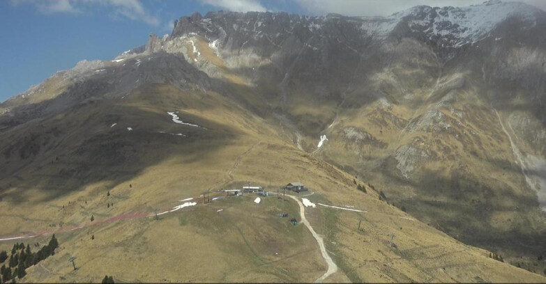 Webcam Pampeago  - Predazzo -  Obereggen - Mountain hut Passo Feudo