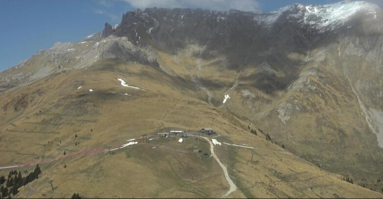 Webcam Pampeago  - Predazzo -  Obereggen - Mountain hut Passo Feudo