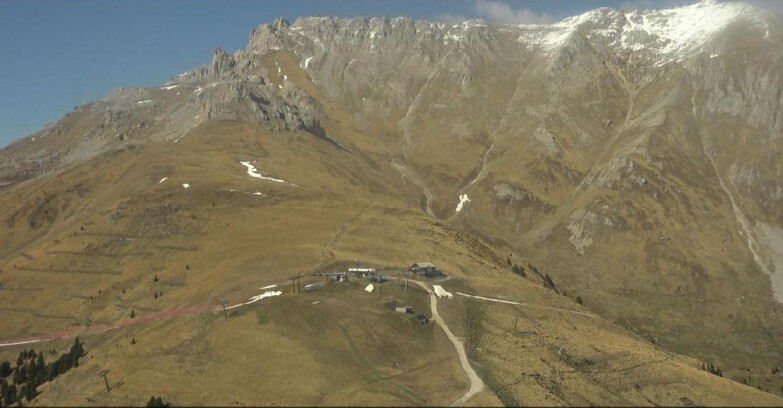 Webcam Pampeago  - Predazzo -  Obereggen - Mountain hut Passo Feudo