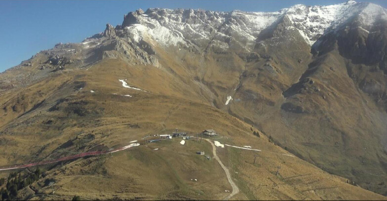 Webcam Pampeago  - Predazzo -  Obereggen - Mountain hut Passo Feudo