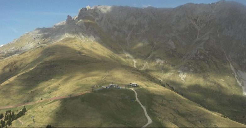 Webcam Pampeago  - Predazzo -  Obereggen - Mountain hut Passo Feudo