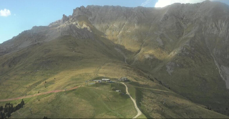 Webcam Pampeago  - Predazzo -  Obereggen - Mountain hut Passo Feudo