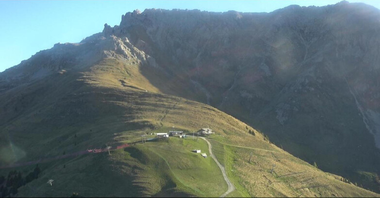 Webcam Pampeago  - Predazzo -  Obereggen - Mountain hut Passo Feudo
