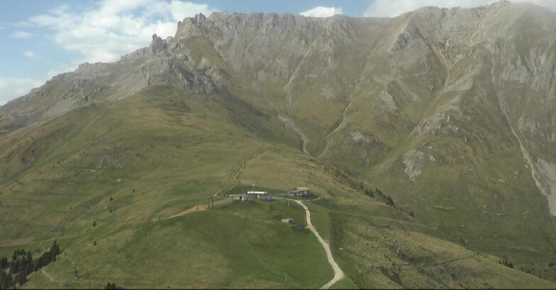 Webcam Pampeago  - Predazzo -  Obereggen - Mountain hut Passo Feudo