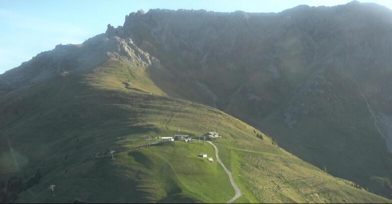 Webcam Pampeago  - Predazzo -  Obereggen - Mountain hut Passo Feudo