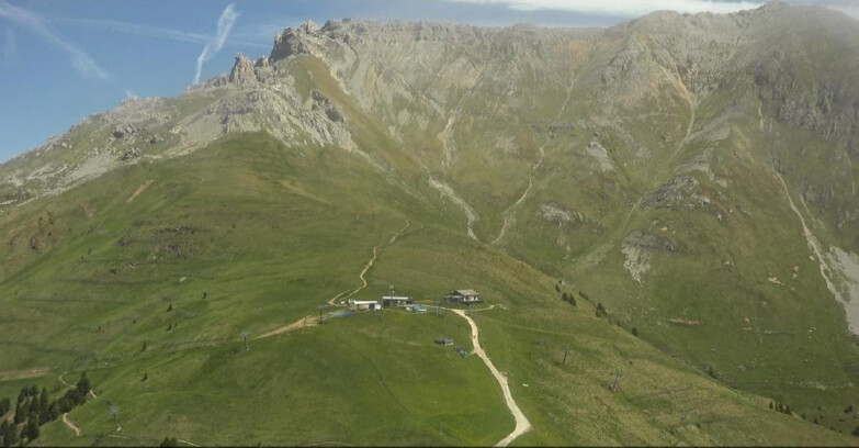 Webcam Pampeago  - Predazzo -  Obereggen - Mountain hut Passo Feudo