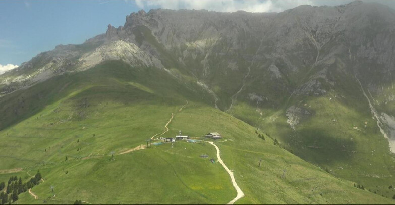 Webcam Pampeago  - Predazzo -  Obereggen - Mountain hut Passo Feudo