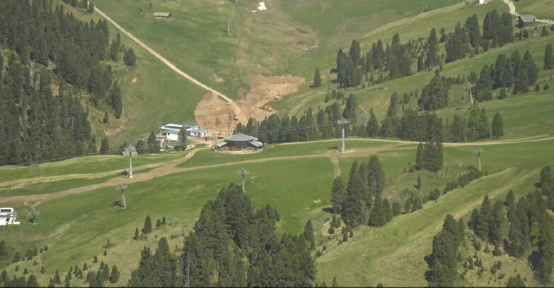 Webcam Pampeago  - Predazzo -  Obereggen - Mountain hut Latemar