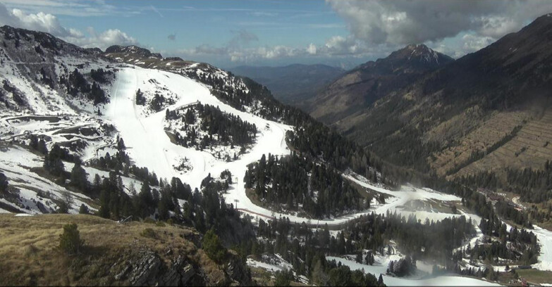 Webcam Pampeago  - Predazzo -  Obereggen - Piste Agnello