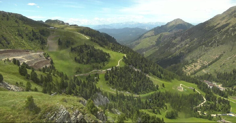 Webcam Pampeago  - Predazzo -  Obereggen - Pista Agnello