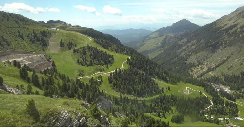 Webcam Pampeago  - Predazzo -  Obereggen - Agnello Slope