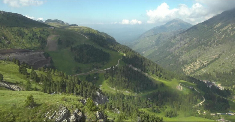 Webcam Pampeago  - Predazzo -  Obereggen - Pista Agnello