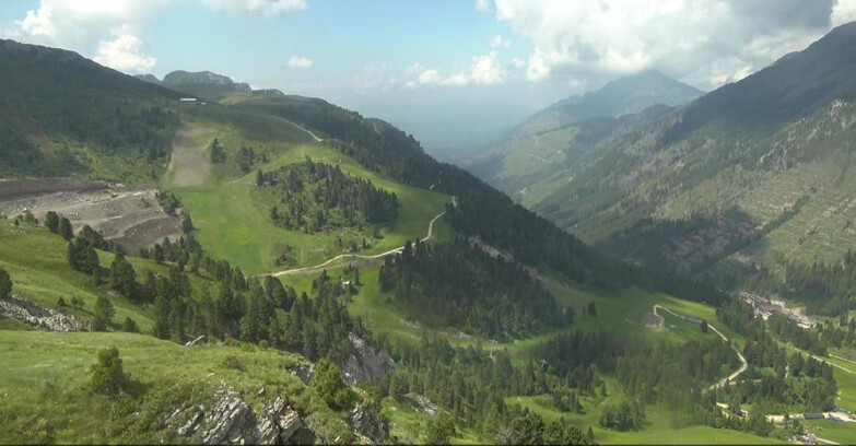 Webcam Pampeago  - Predazzo -  Obereggen - Pista Agnello