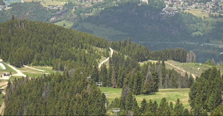 Webcam Alpe Cermis - Lagorai Sesselbahn