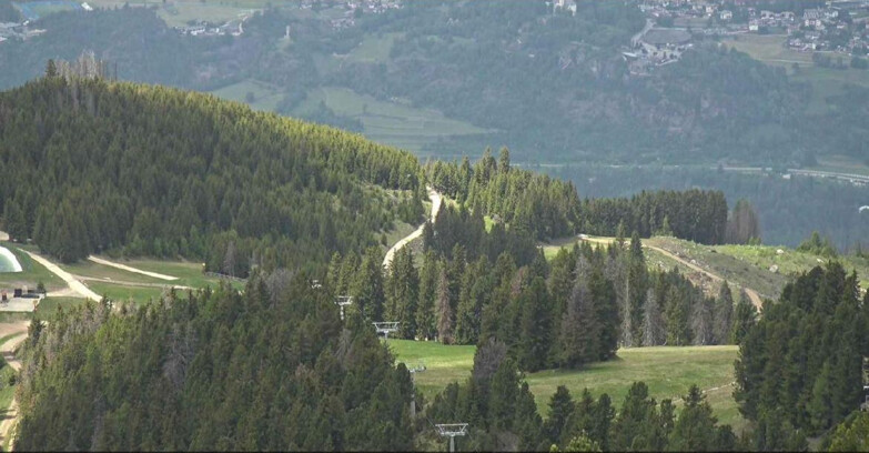Webcam Alpe Cermis - Lagorai Sesselbahn