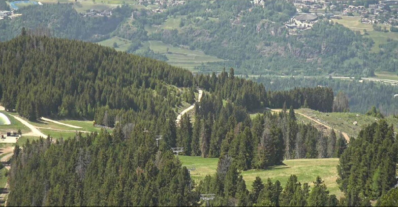 Webcam Alpe Cermis - Lagorai Sesselbahn