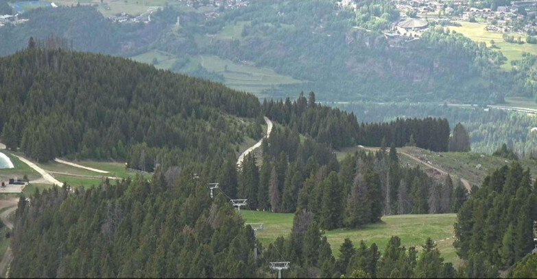 Webcam Alpe Cermis - Lagorai Sesselbahn