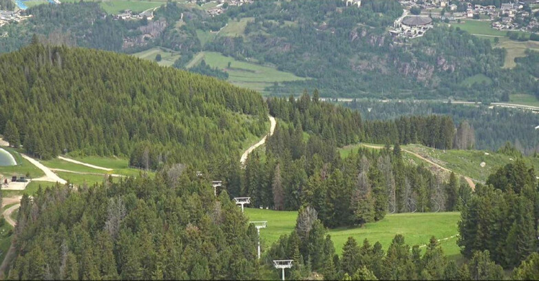 Webcam Alpe Cermis - Seggiovia Costabella