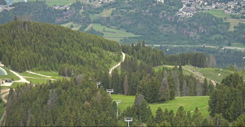 Webcam Alpe Cermis - Seggiovia Costabella