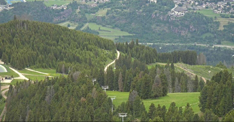 Webcam Alpe Cermis - Seggiovia Costabella