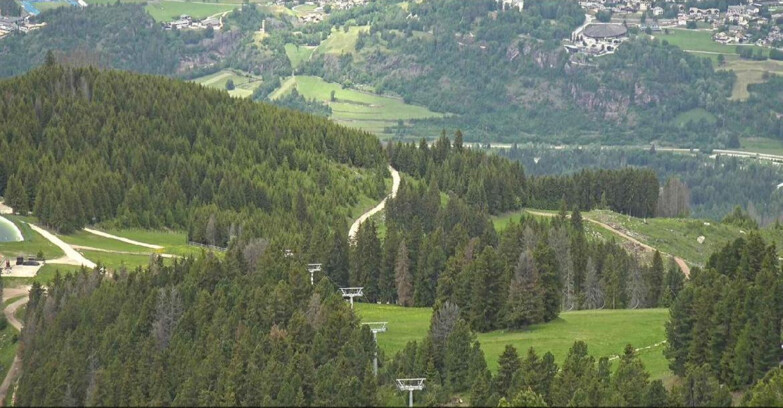 Webcam Alpe Cermis - Seggiovia Costabella