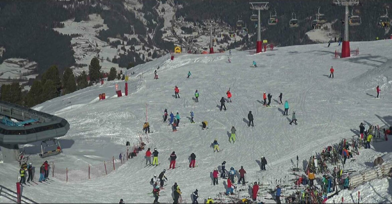 Webcam Alpe Cermis  - Chairlift and slope Lagorai