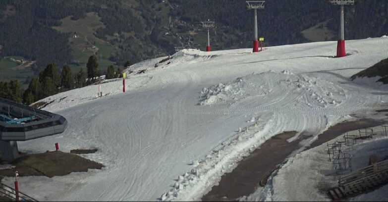 Webcam Alpe Cermis  - Chairlift and slope Lagorai