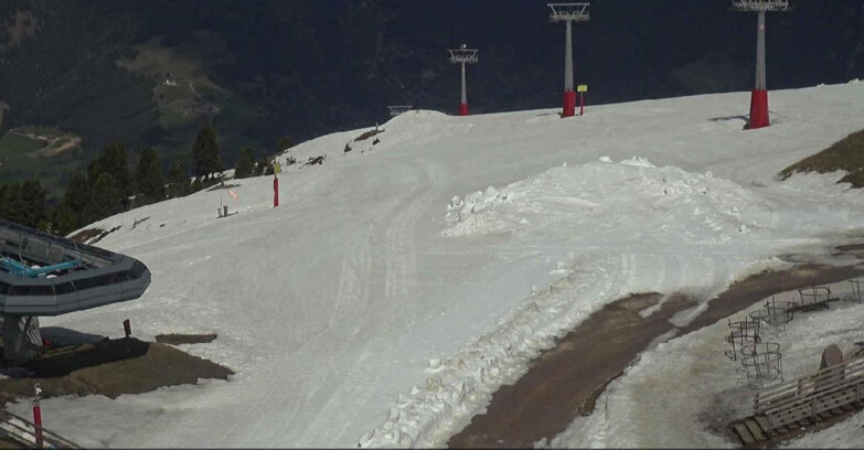 Webcam Alpe Cermis  - Chairlift and slope Lagorai