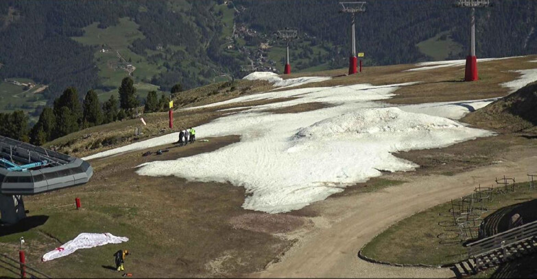 Webcam Alpe Cermis  - Chairlift and slope Lagorai