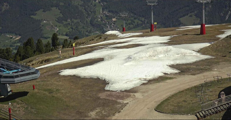 Webcam Alpe Cermis  - Chairlift and slope Lagorai