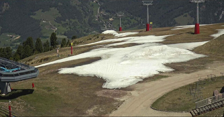 Webcam Alpe Cermis  - Chairlift and slope Lagorai