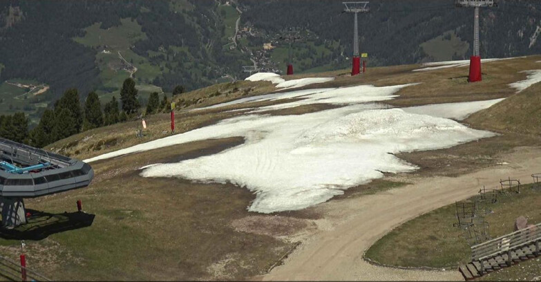 Webcam Alpe Cermis  - Chairlift and slope Lagorai