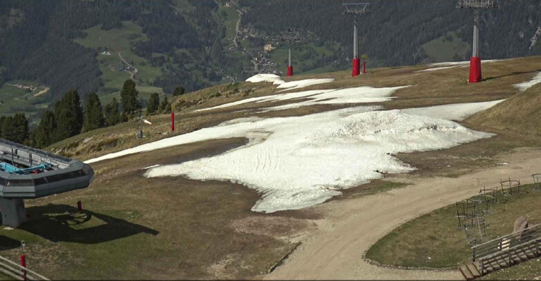Webcam Alpe Cermis  - Chairlift and slope Lagorai