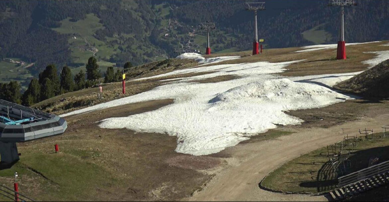 Webcam Alpe Cermis  - Chairlift and slope Lagorai