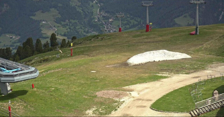 Webcam Alpe Cermis  - Chairlift and slope Lagorai