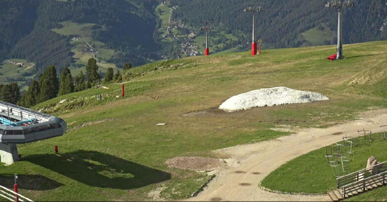 Webcam Alpe Cermis  - Chairlift and slope Lagorai