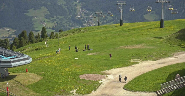 Webcam Alpe Cermis - Sesselbahn und Piste Lagorai