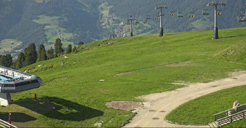 Webcam Alpe Cermis  - Chairlift and slope Lagorai