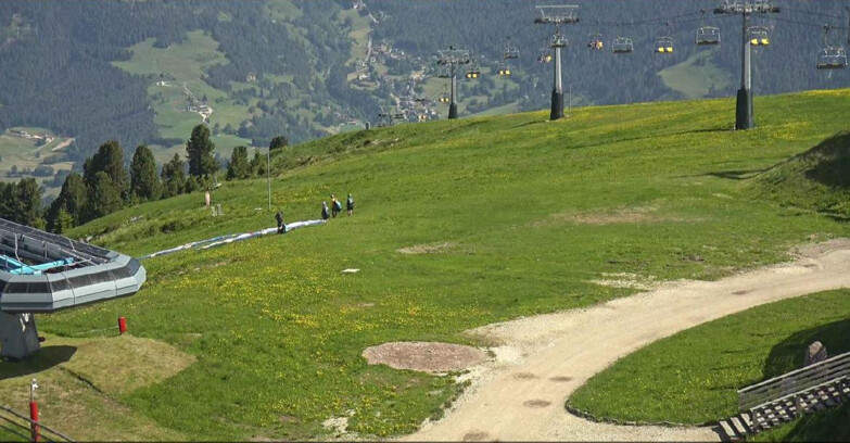 Webcam Alpe Cermis  - Chairlift and slope Lagorai