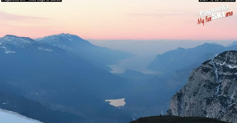 Webcam Paganella Ski – Andalo – Fai della Paganella - Vista Lago di Garda