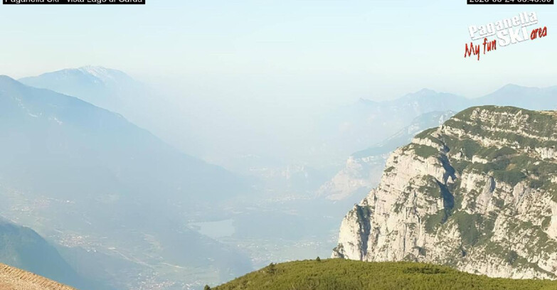 Webcam Paganella Ski – Andalo – Fai della Paganella - Vista Lago di Garda