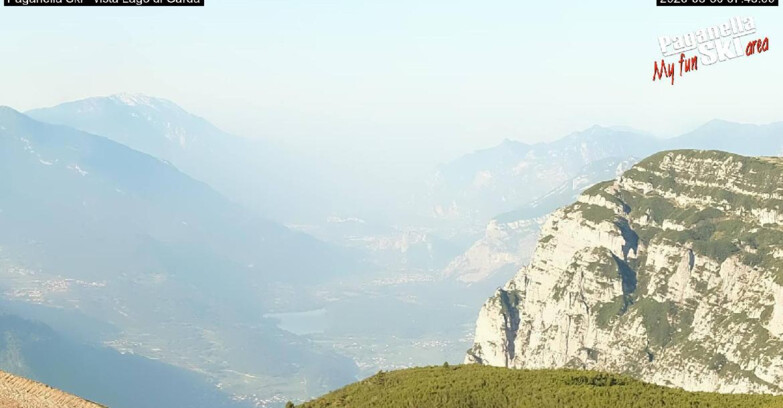 Webcam Paganella Ski – Andalo – Fai della Paganella - Vista Lago di Garda 