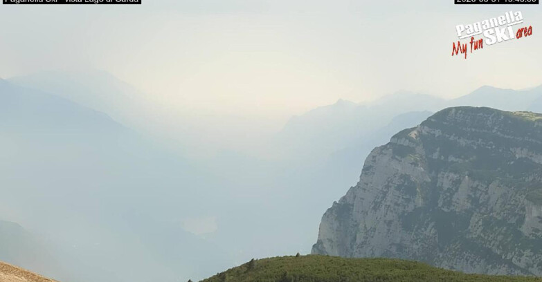 Webcam Paganella Ski – Andalo – Fai della Paganella - Vista Lago di Garda